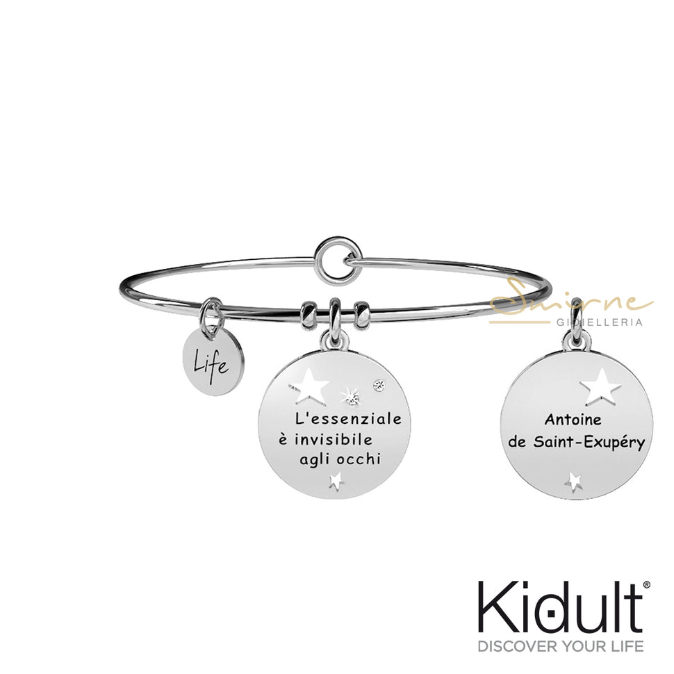 Bracciale Kidult L'ESSENZIALE … A. DE SAINT-EXUPÉRY - Smirne Gioielleria