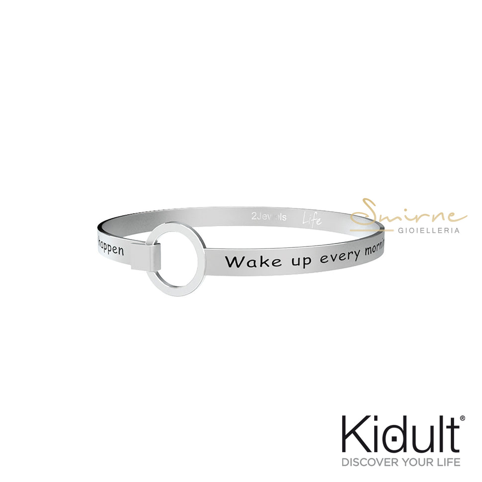 Bracciale Kidult WAKE UP EVERY MORNING - Smirne Gioielleria