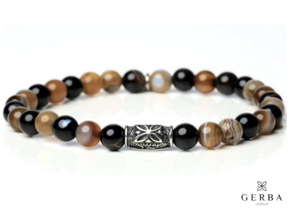 Bracciale Agata Shades - Smirne Gioielleria
